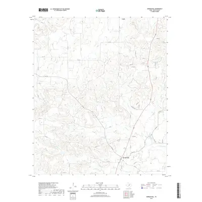 2019 Map of Morgan Mill, 2019 Print