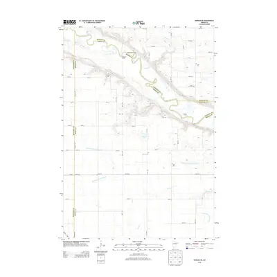 2013 Map of Morgan NE, 2013 Print