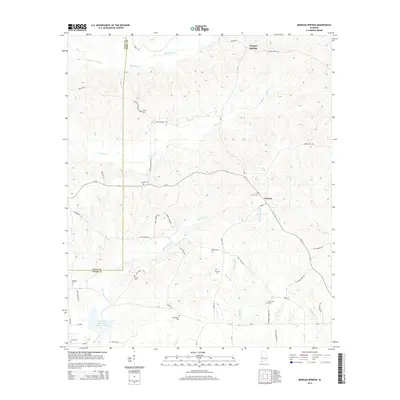 2014 Map of Morgan Springs, 2014 Print