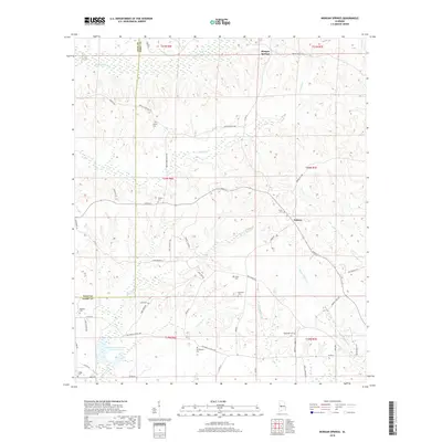 2018 Map of Morgan Springs, 2018 Print
