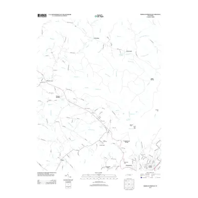 2013 Map of Morgan Springs, 2013 Print