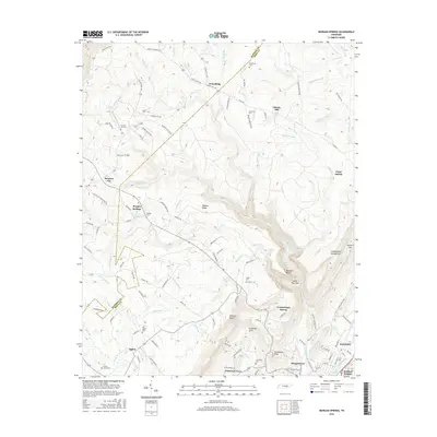 2016 Map of Morgan Springs, 2016 Print