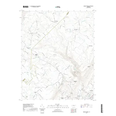 2019 Map of Morgan Springs, 2019 Print