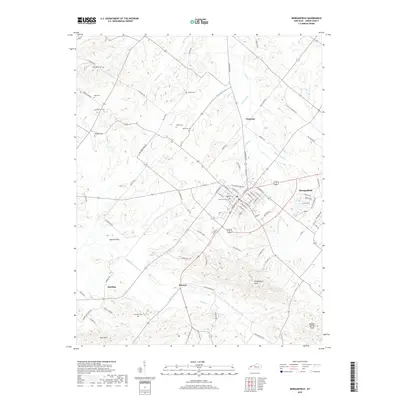 2019 Map of Morganfield, 2019 Print