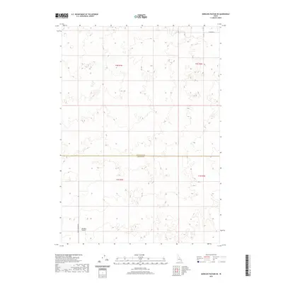 2020 Map of Morgans Pasture NE, 2020 Print