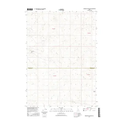 2017 Map of Morgans Pasture NW, 2017 Print