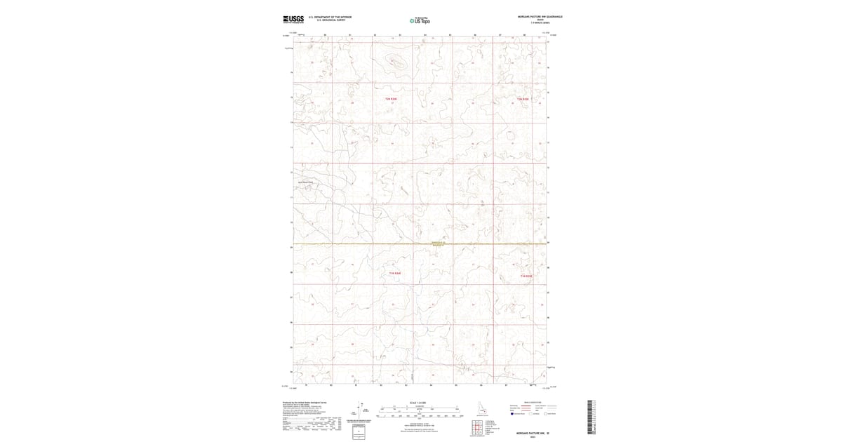 2023 Map of Morgans Pasture NW, Bonneville County, ID — High-Res | Pastmaps