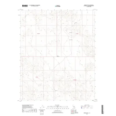 2018 Map of Morgans Well, 2018 Print