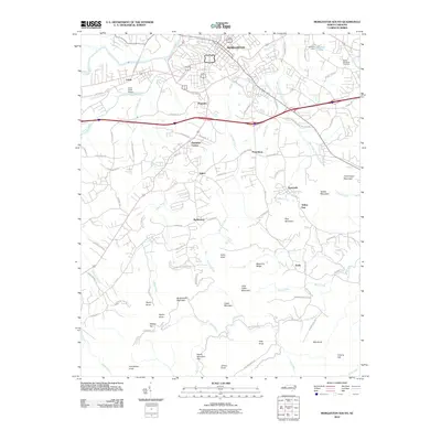 2010 Map of Morganton South, 2010 Print