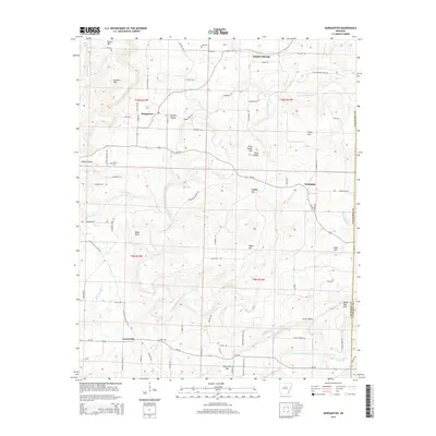 2014 Map of Morganton, 2014 Print