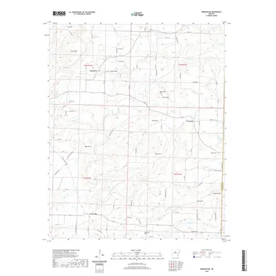2020 Map of Morganton, 2020 Print