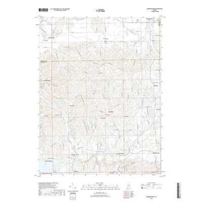 2019 Map of Morgantown, 2019 Print