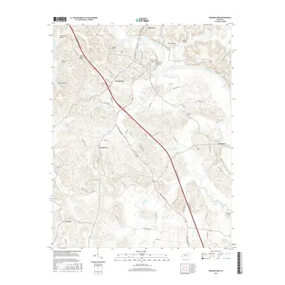 2016 Map of Morgantown, 2016 Print