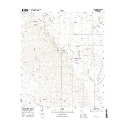 2015 Map of Morgantown, 2015 Print