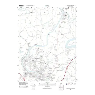 2011 Map of Morgantown North, 2011 Print