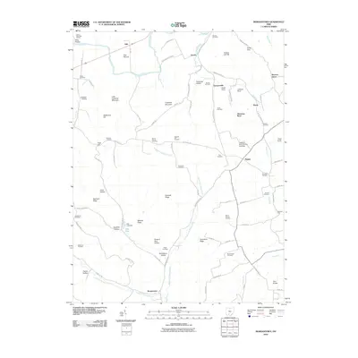 2010 Map of Morgantown, 2010 Print