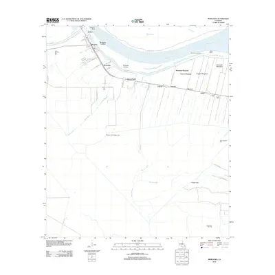 2012 Map of Morganza, 2012 Print