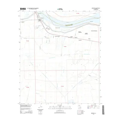 2015 Map of Morganza, 2015 Print