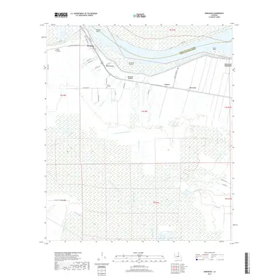 2018 Map of Morganza, 2018 Print
