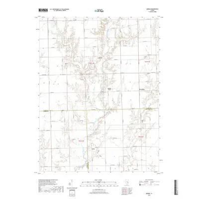 2018 Map of Moriah, 2018 Print
