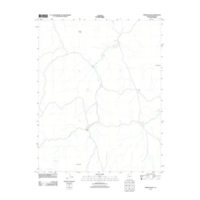 2011 Map of Moriah Knoll, 2011 Print