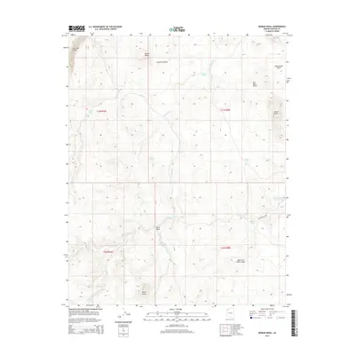 2014 Map of Moriah Knoll, 2014 Print