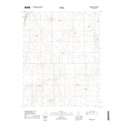 2018 Map of Moriah Knoll, 2018 Print