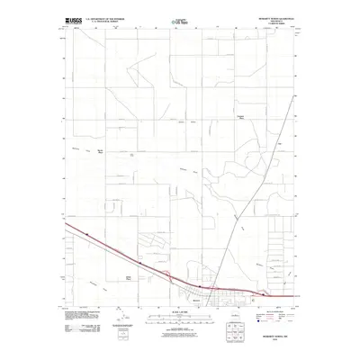 2010 Map of Moriarty North, 2010 Print
