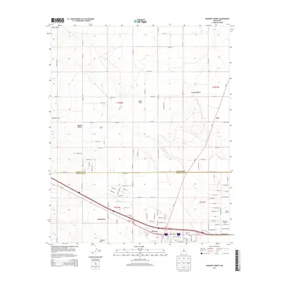2013 Map of Moriarty North, 2013 Print