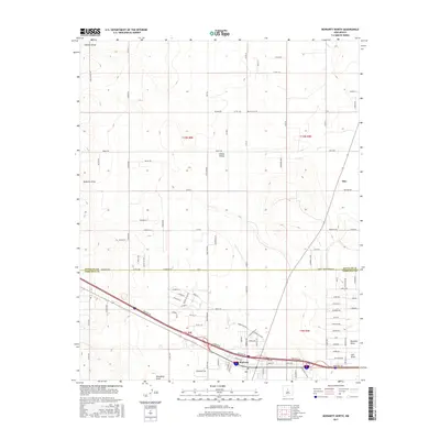 2017 Map of Moriarty North, 2017 Print