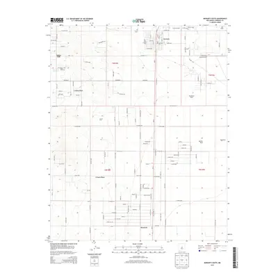 2013 Map of Moriarty South, 2013 Print