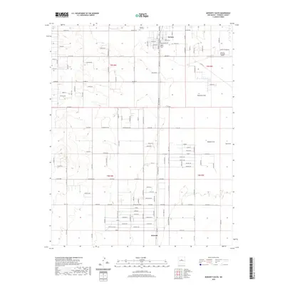 2020 Map of Moriarty South, 2020 Print