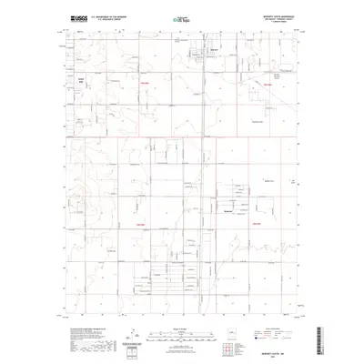 2023 Map of Moriarty South, 2023 Print