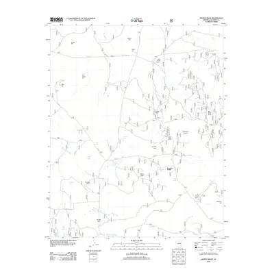 2012 Map of Moritz Ridge, 2012 Print