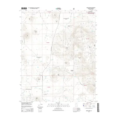 2014 Map of Moritz Ridge, 2014 Print