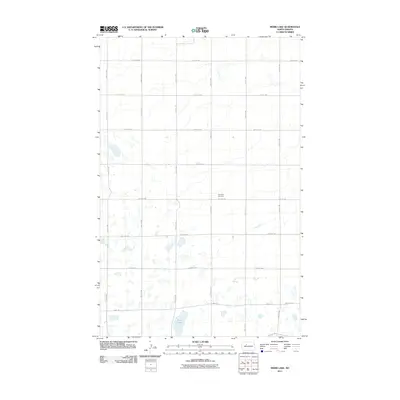 2011 Map of Mork Lake, 2011 Print