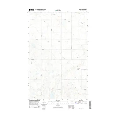 2014 Map of Mork Lake, 2014 Print