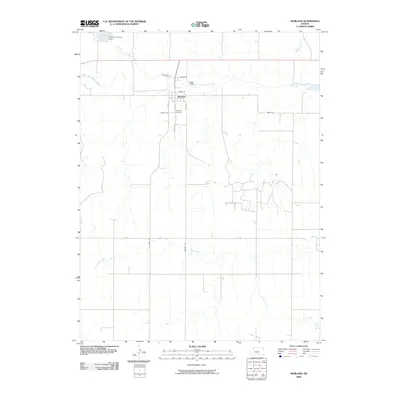 2009 Map of Morland, 2009 Print