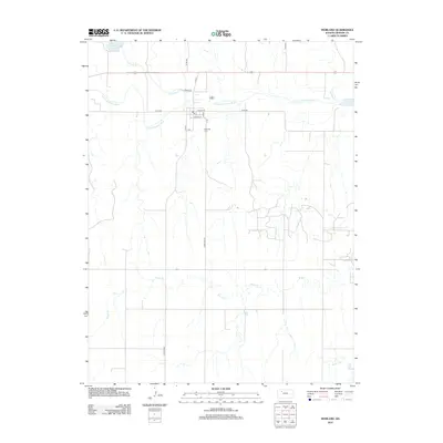 2012 Map of Morland, 2012 Print