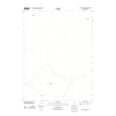 2011 Map of Mormon Dan Butte, 2011 Print