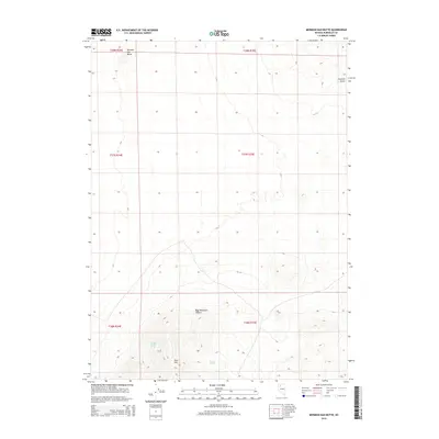 2015 Map of Mormon Dan Butte, 2015 Print