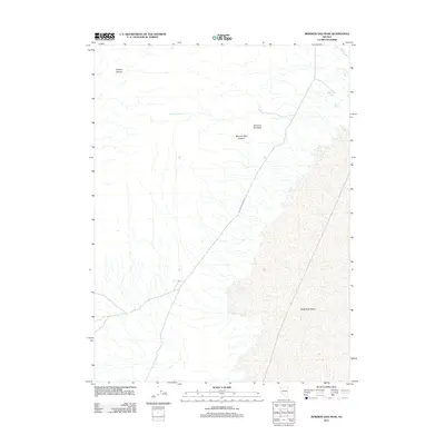 2011 Map of Mormon Dan Peak, 2011 Print