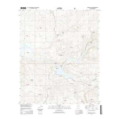 2014 Map of Mormon Flat Dam, 2014 Print