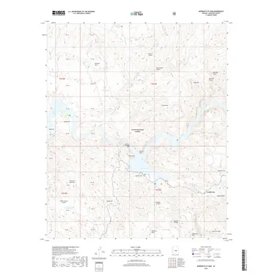 2018 Map of Mormon Flat Dam, 2018 Print