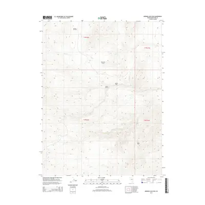 2014 Map of Mormon Jack Pass, 2014 Print