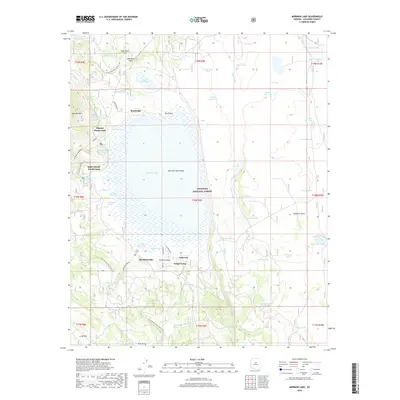 2018 Map of Mormon Lake, 2018 Print