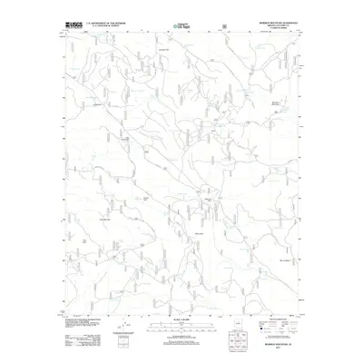 2011 Map of Mormon Mountain, 2011 Print