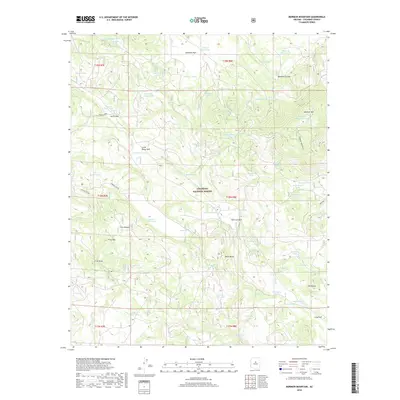 2018 Map of Mormon Mountain, 2018 Print