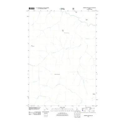 2011 Map of Mormon Mountain, 2011 Print