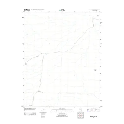 2012 Map of Mormon Well, 2012 Print